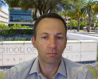 Dr. Geoffrey Sonn at the Blue Cure Men&rsquo;s Health Podcast, Photo Credit: Gabe Canales/X