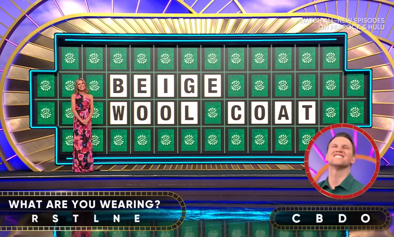 Show hostess Vanna White in a 'Wheel of Fortune' episode, Photo Credit: Wheel of Fortune/Youtube