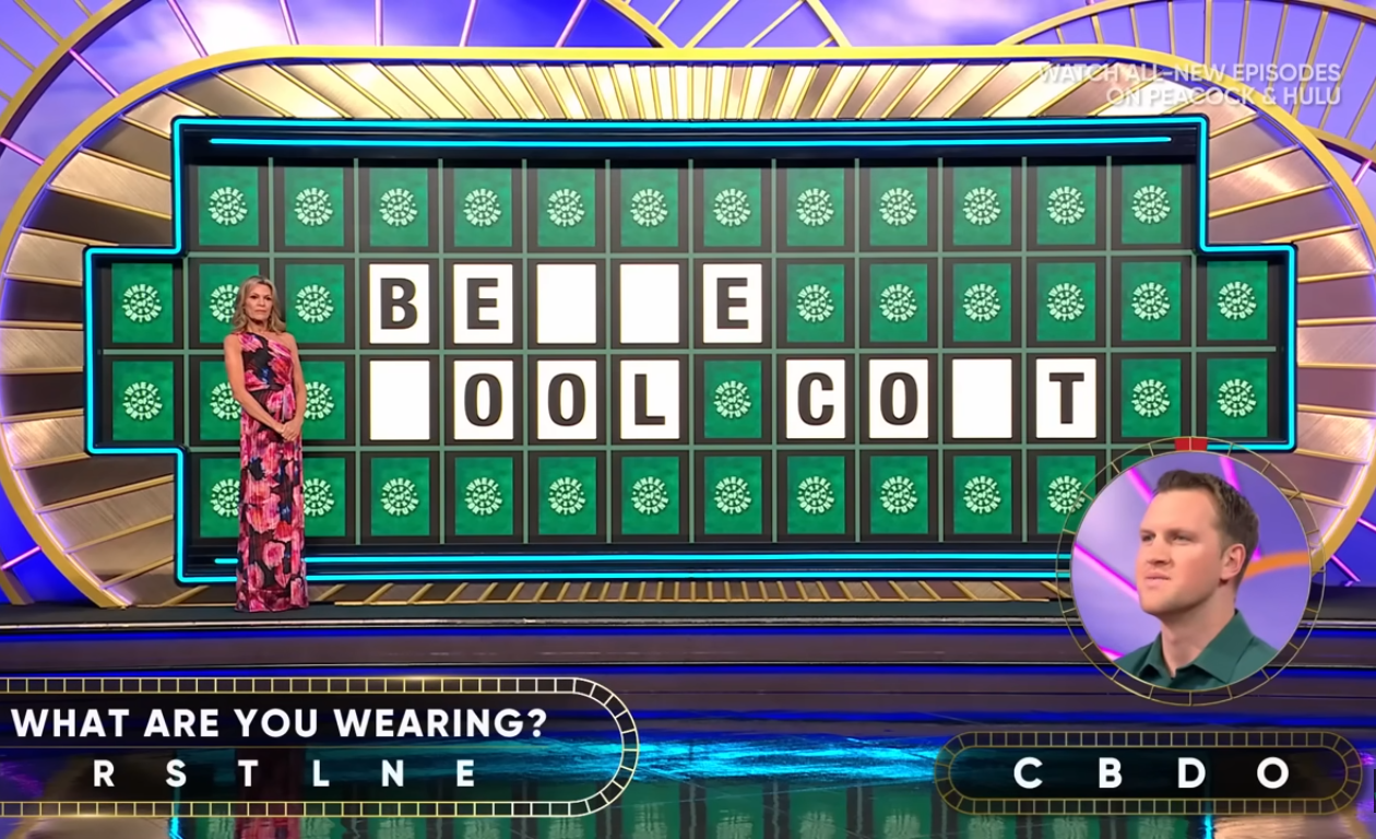 Show hostess Vanna White in a 'Wheel of Fortune' episode, Photo Credit: Wheel of Fortune/Youtube