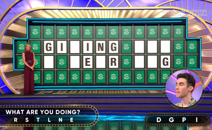 Show hostess Vanna White in a 'Wheel of Fortune' episode, Photo Credit: Wheel of Fortune/Youtube