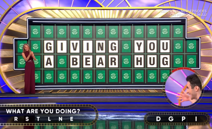 Show hostess Vanna White in a 'Wheel of Fortune' episode, Photo Credit: Wheel of Fortune/Youtube