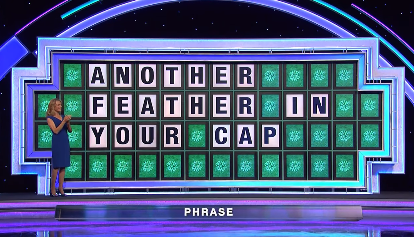 A puzzle from an old episode of wheel of fortune from 2022, Photo Credit: VectraQS/Youtube