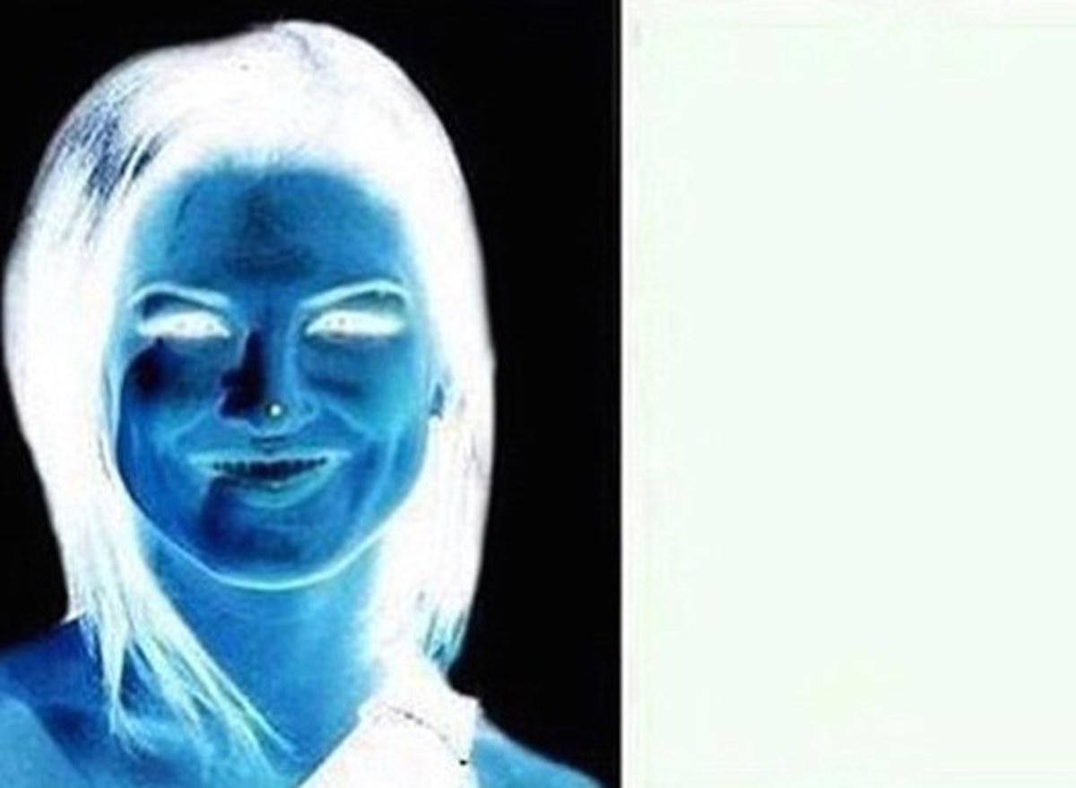 Can You See It?: This Optical Illusion Makes A Woman Appear On A Blank