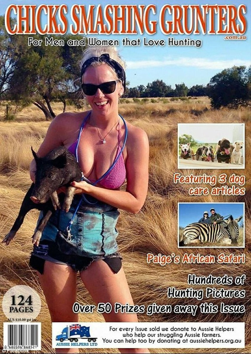 New Pigsphotos Features Who Women Bikinis Magazine Hunt In Feral EH9YIbD2eW