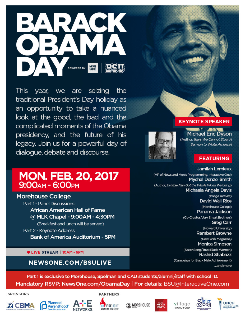 morehouse college celebrates obama on presidents day opposing views distribute flyers howard university