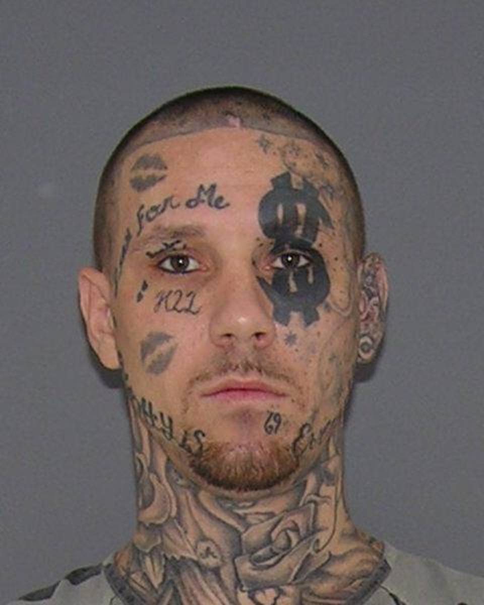 Horrific Mugshot Of Man  With Face Tattoo s  Goes MEGA Viral 