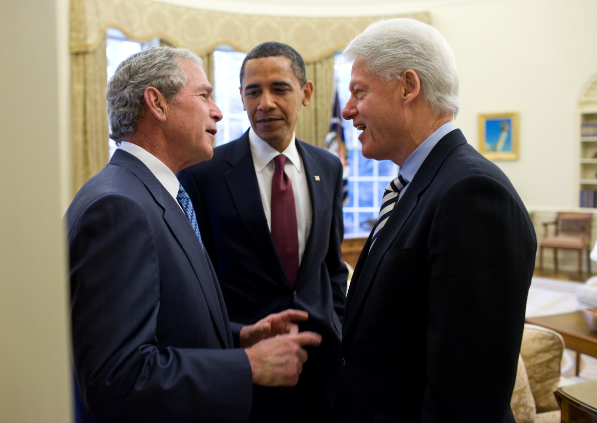 Bill Clinton and George Bush Blast Trump (Photos) Promo Image