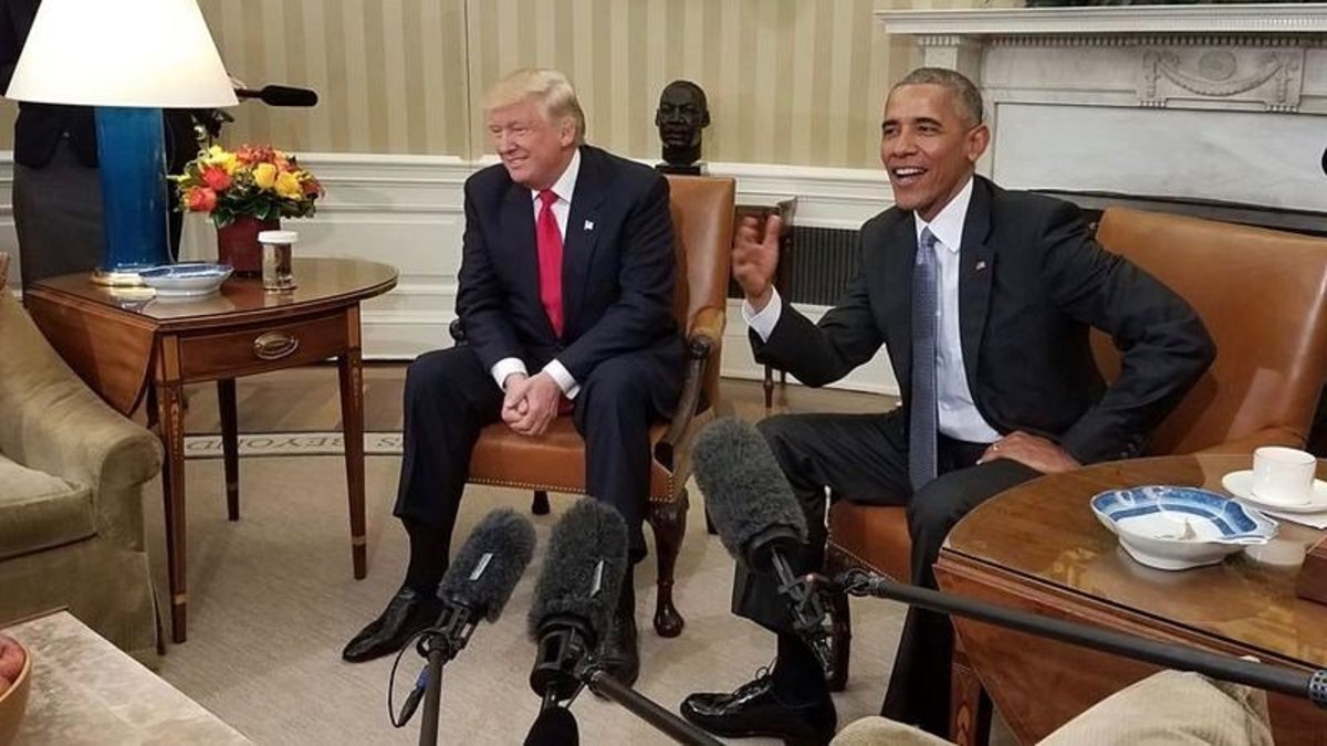 Reports Allege Trump And Obama Haven't Spoken In A Year Promo Image