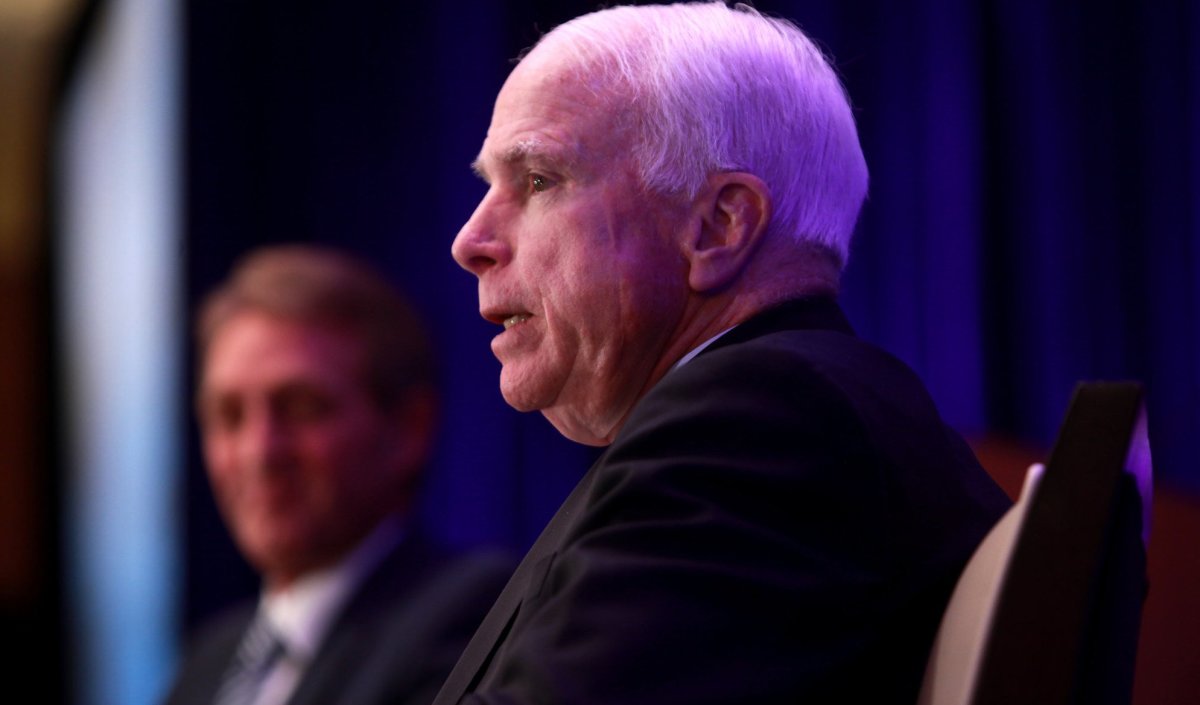 John McCain Clarifies Draft Dodger Comments Promo Image