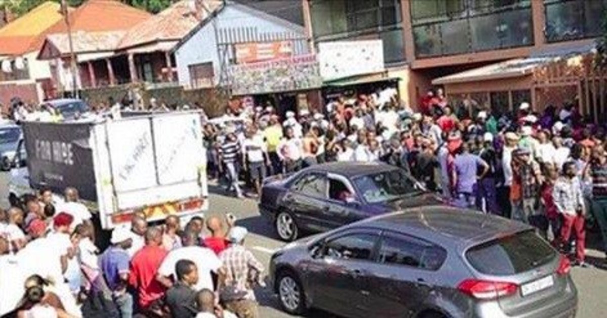 Crowd Gathers As Man Gets Stuck Inside Married Lover Promo Image