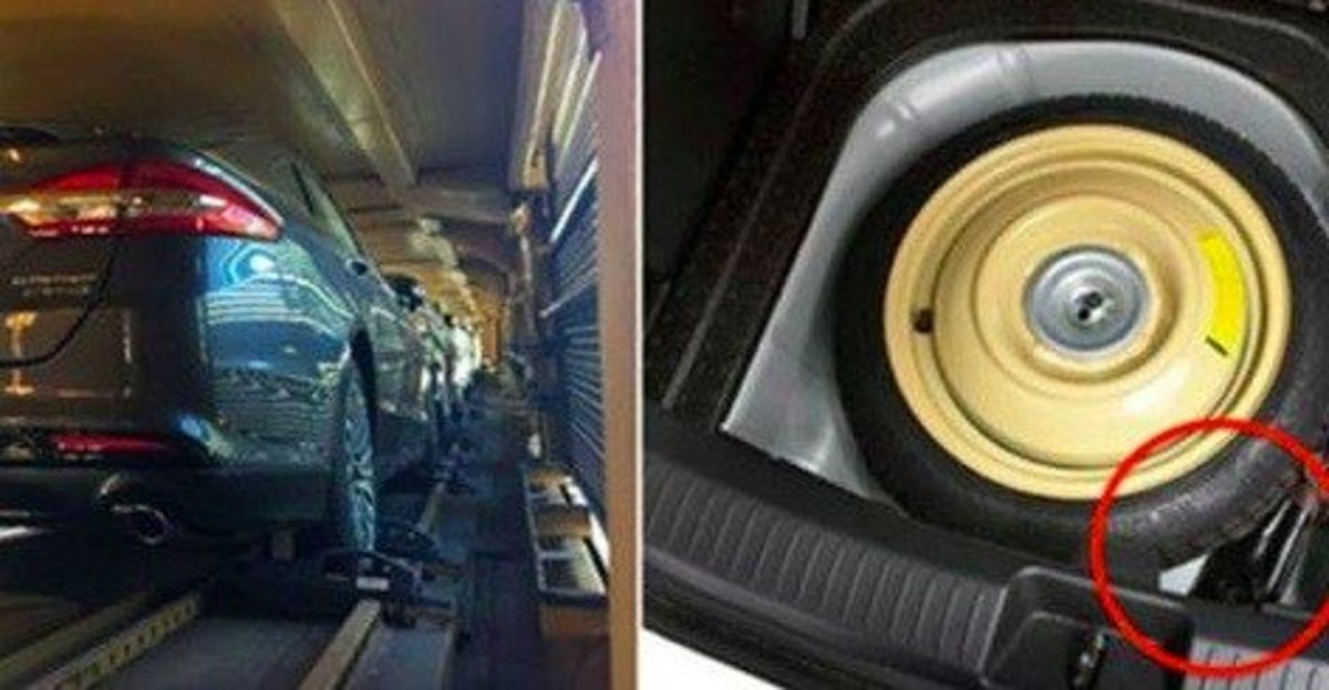 New Vehicle Arrives In U.S. By Train, Owners Make Shocking Find Under Spare Tire Promo Image