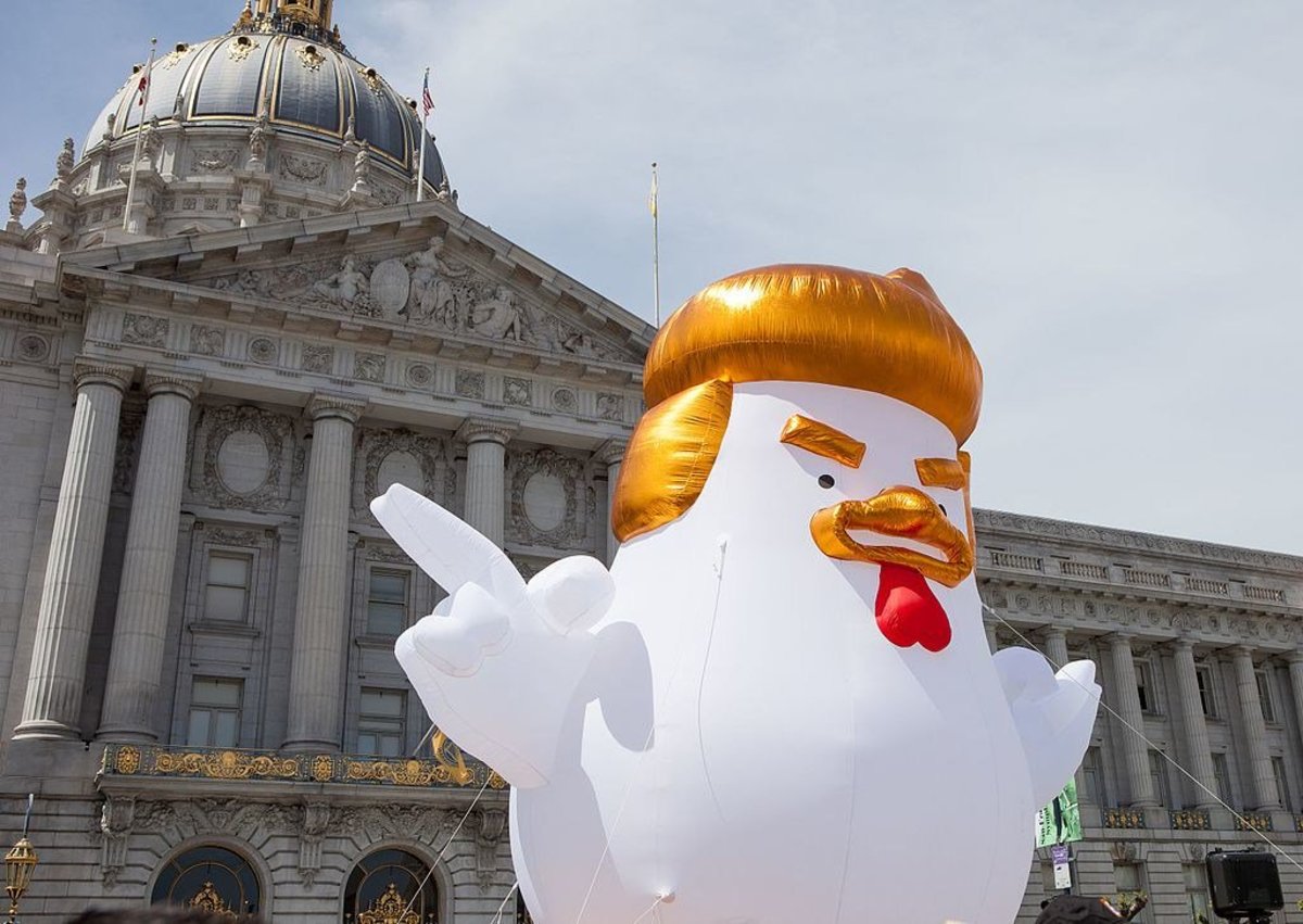 Inflatable Trump Chicken Returns To Washington (Photos) Promo Image