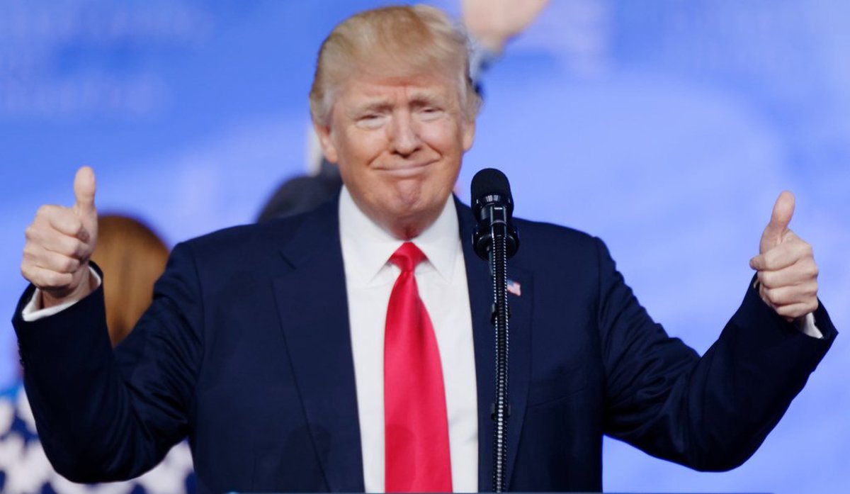Trump Retweets Post Calling Him A 'Fascist' (Photos) Promo Image