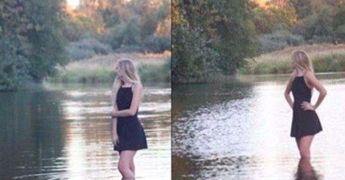 People Horrified When They See What's In Background Of Girl's Senior Pictures Promo Image