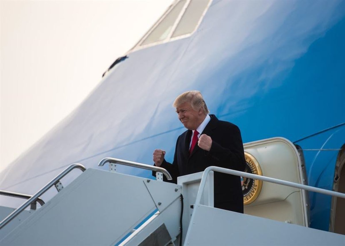 Report: Trump's UK Trip Downgraded After Pushback Promo Image