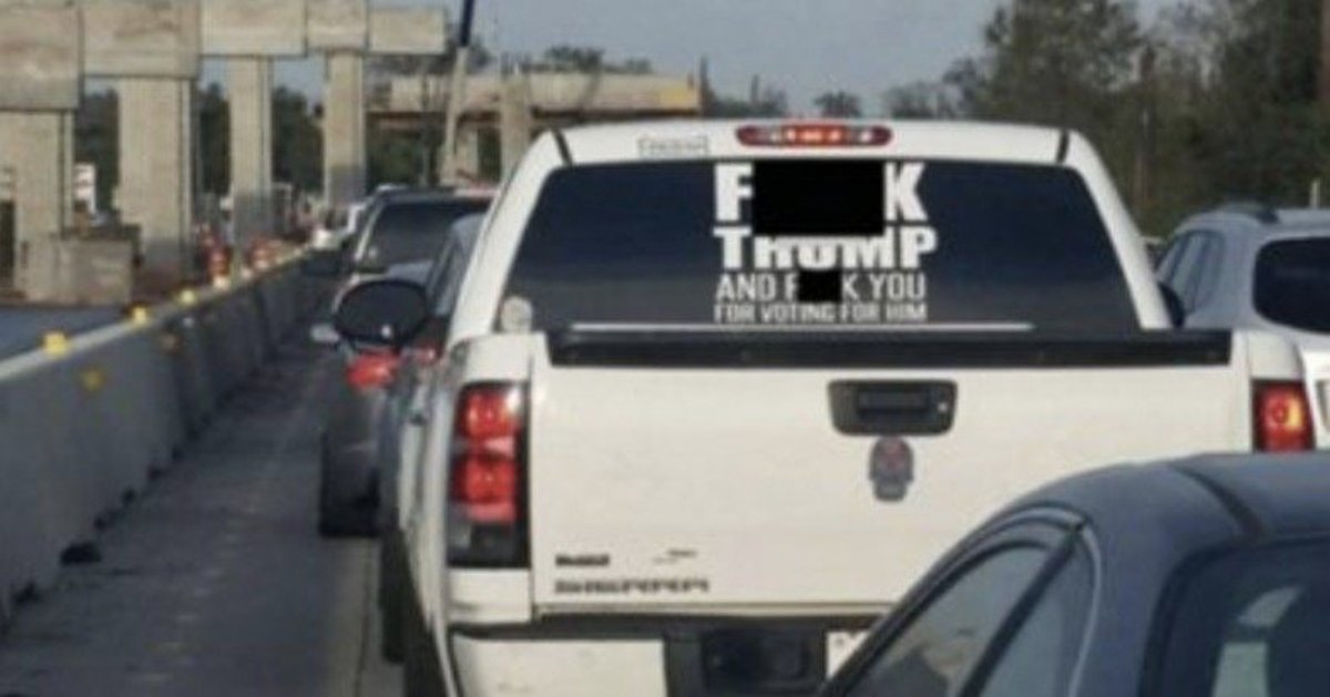 She went viral for driving with an anti-Trump sticker on her truck — now she’s been arrested Promo Image