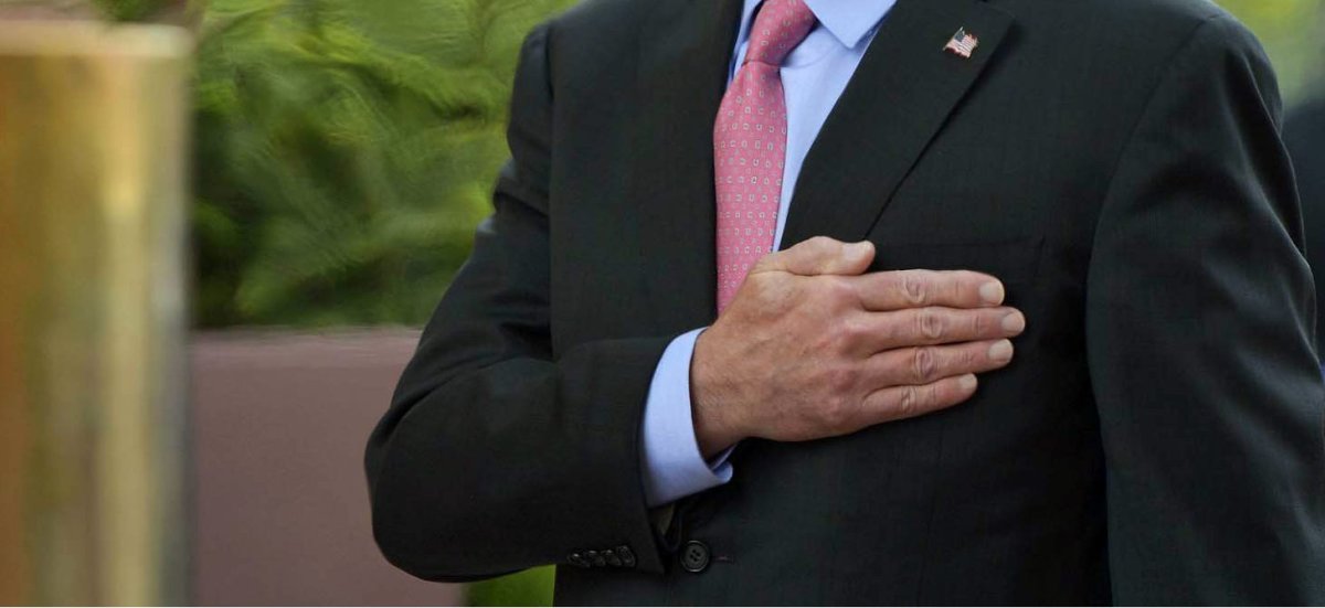 George H.W. Bush's Jacket Has A Hidden Message On It (Photos) Promo Image