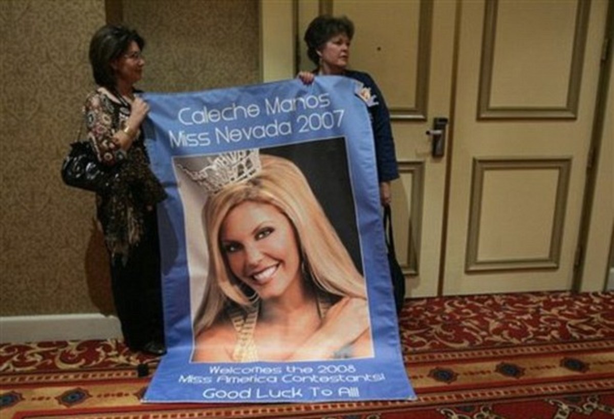 Ex-Miss Nevada Caleche Manos is suing Police For Breaking 