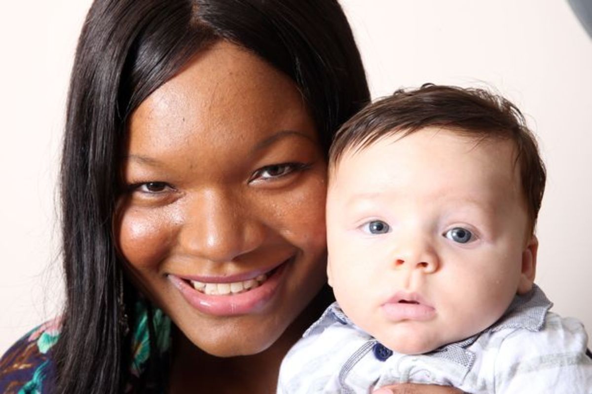 Million-To-One Chance: Interracial Couple Has White Baby.