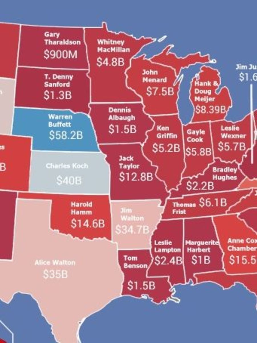 Map Shows The Richest Person In Every State 2017 vrogue.co