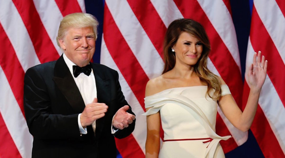 What's That Mark On Trump's Birthday Card From Melania? (Photos) Promo Image