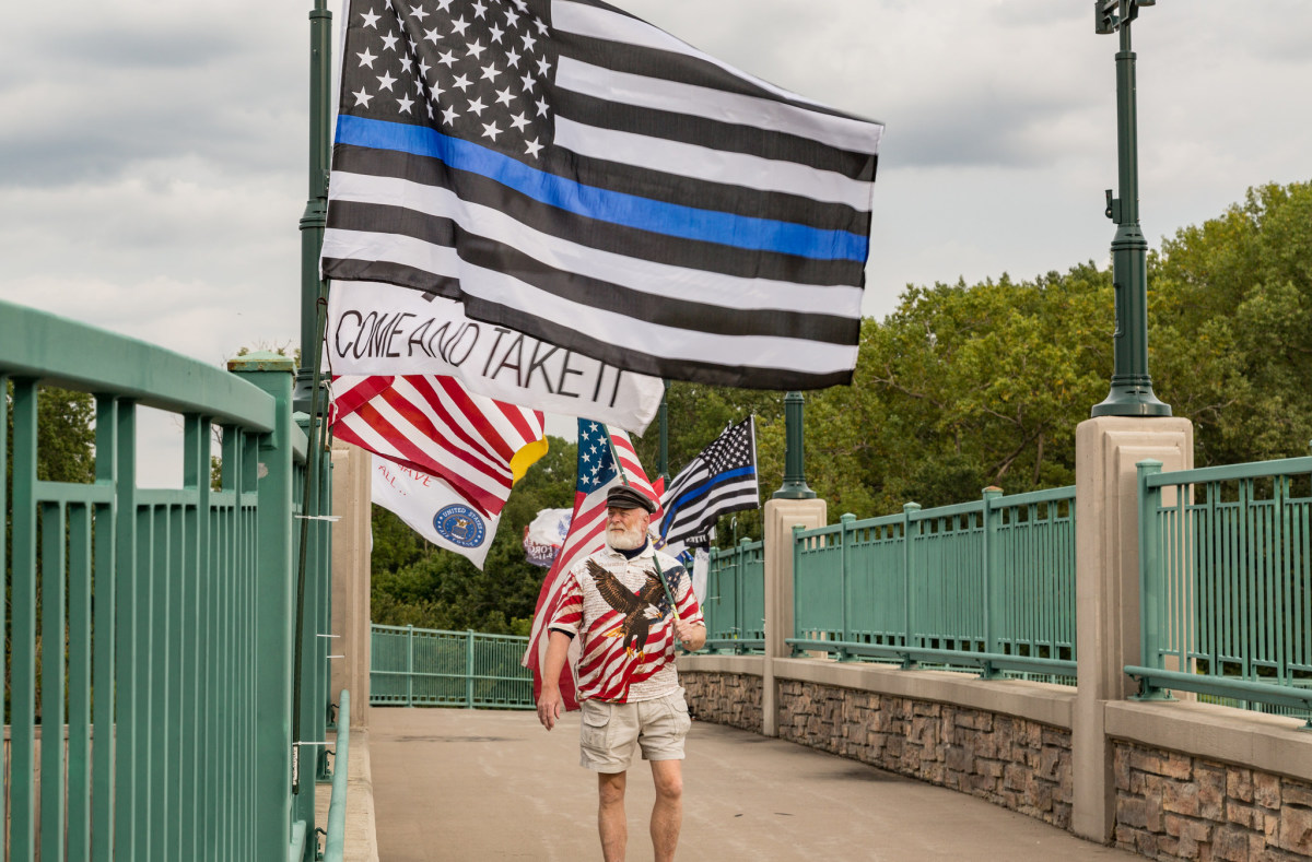 'Blue Lives Matter' Flag At PrideFest Draws Criticism Opposing Views