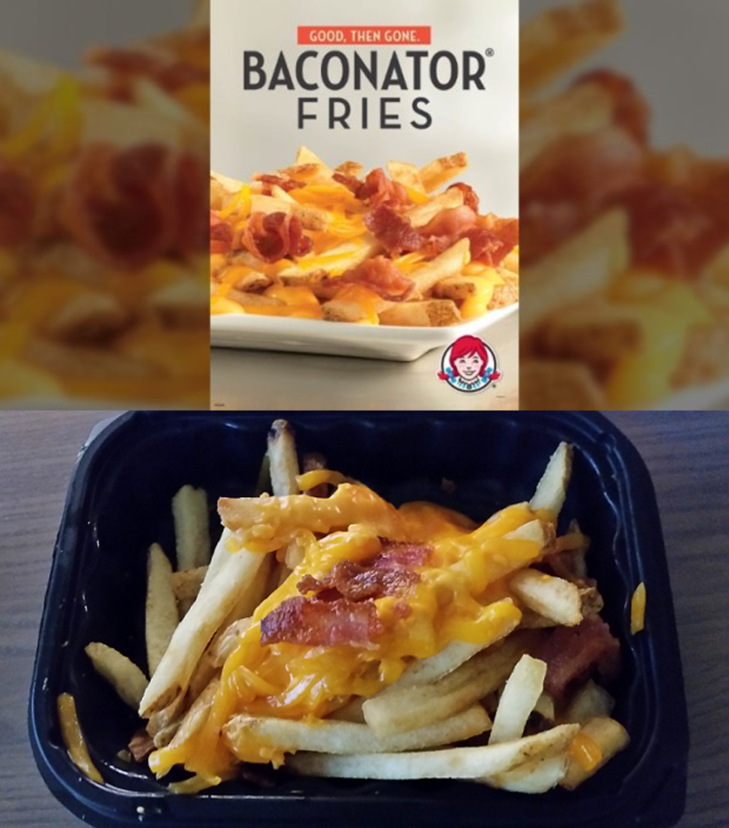 wendy s customer disappointed by lackluster baconator fries photos