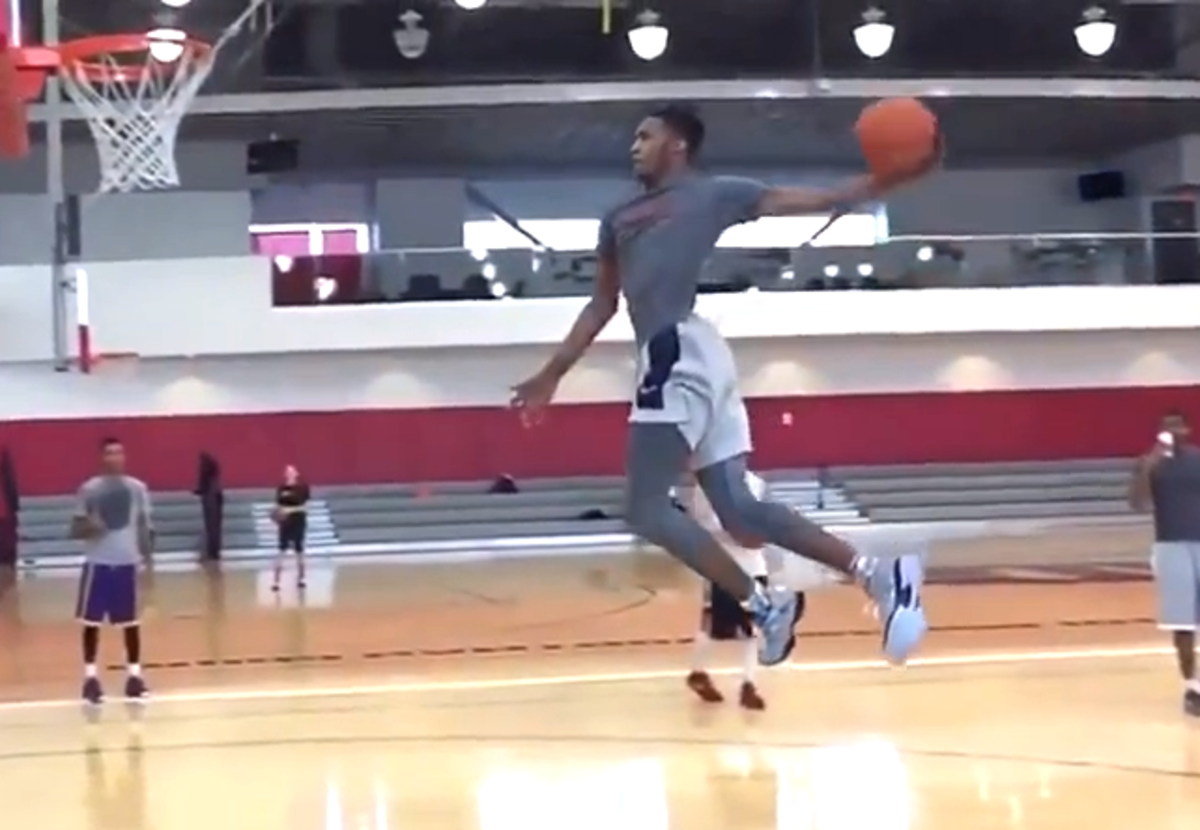 High School Basketball Player Dunks From Free Throw Line (Video) Opposing Views