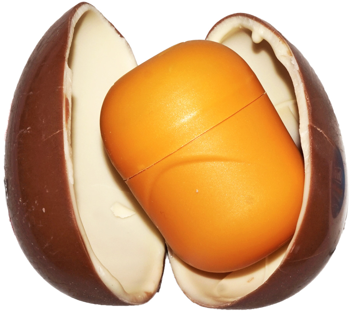 egg shaped candy with toy inside