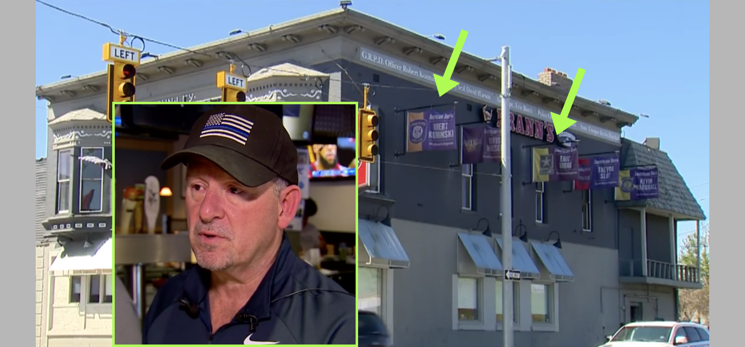 City Orders Restaurant To Take Down Flags 'Honoring Fallen Heroes', Owner Refuses - Vimarsana News