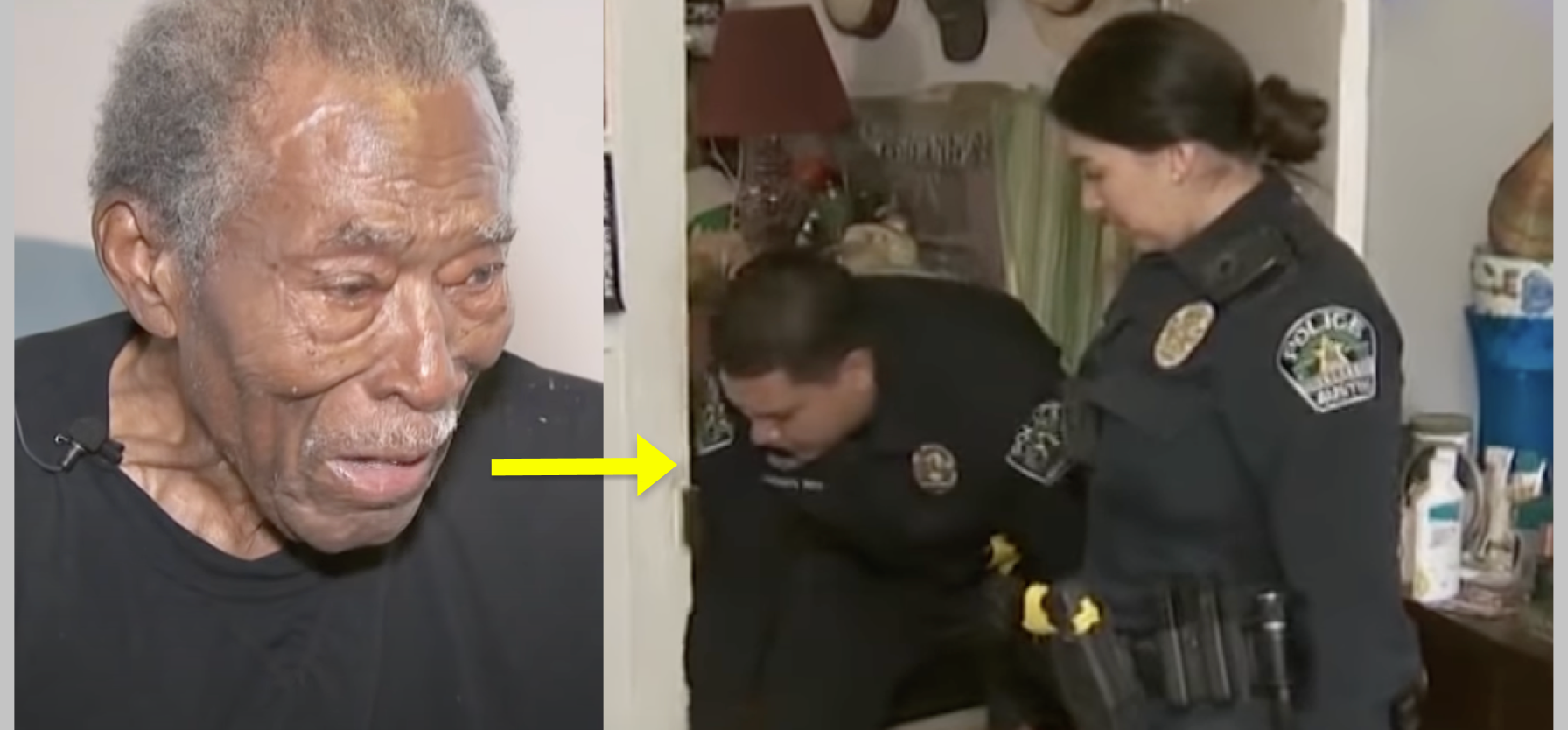 Elderly WWII Veteran Calls 911 On Burglar, Female Officer Arrives And Notices His Kitchen - Vimarsana News