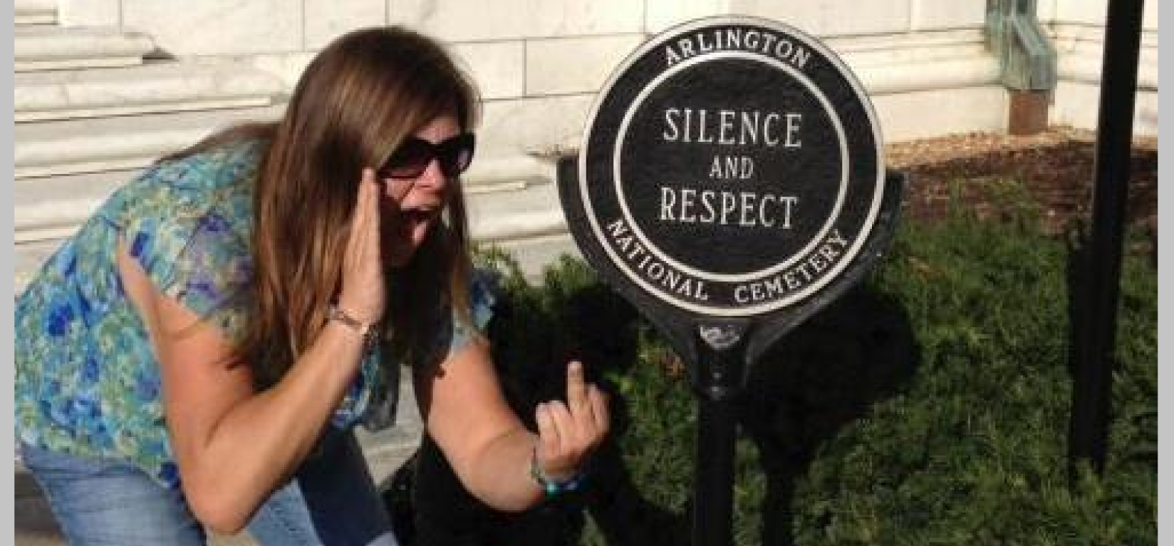 Woman Flipped Off Fallen War Heroes, Then Got Hit With Instant Karma - Vimarsana News