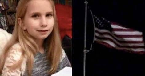 9-Year-Old Notices Something Off About Flag For Weeks But Stays Quiet, One Day She Takes Action - Vimarsana News