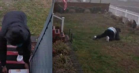Man Tries To Steal Package That's Not His, Backfires When He Notices Homeowner's 'Special Gift' - Vimarsana News