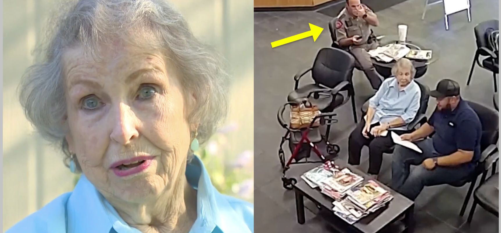 Elderly Lady Won't Get Unsafe Tires Replaced, Doesn't Realize State Trooper Is Listening Behind Her - Vimarsana News