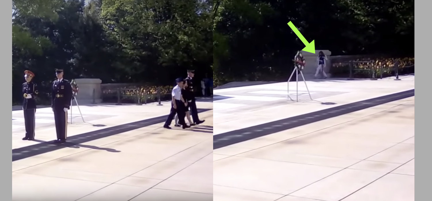Woman Sneaks Past Barrier At Tomb Of The Unknown Soldier, Guard Swiftly Disciplines Her - Vimarsana News