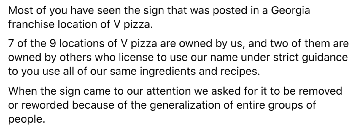 Photo Credit: Facebook/V Pizza