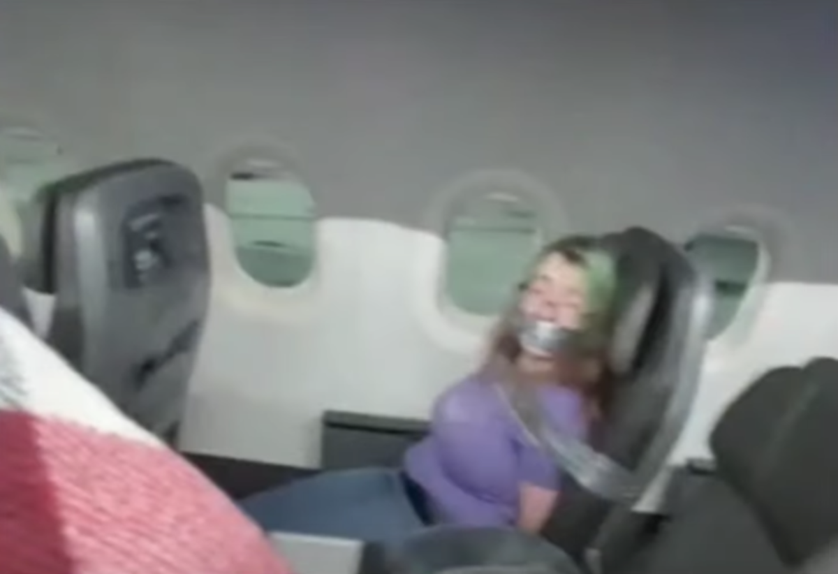 Video Shows Passenger Duct Taped To Seat After Alleged Confrontation 