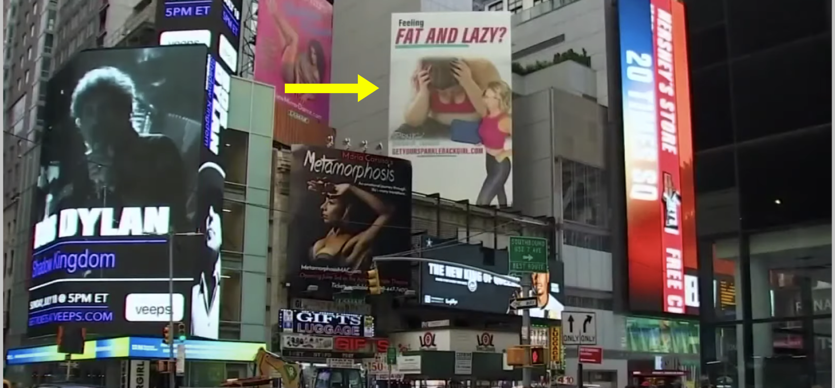 Offensive' Billboard In Times Square Sparks Controversy - Vimarsana News