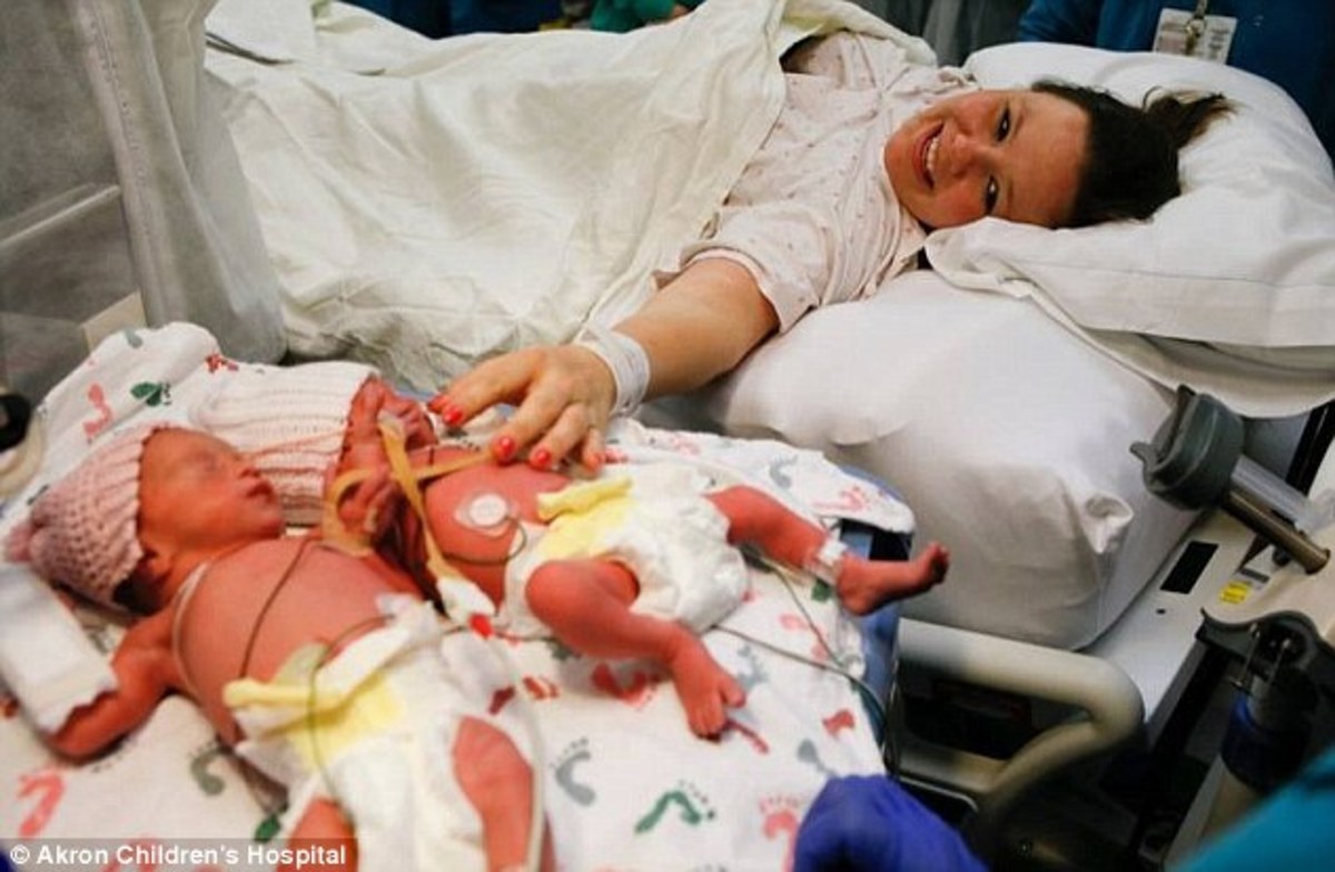 Photo credit: Sarah Thistlethwaite​ via People, Akron Children's Hospital via People