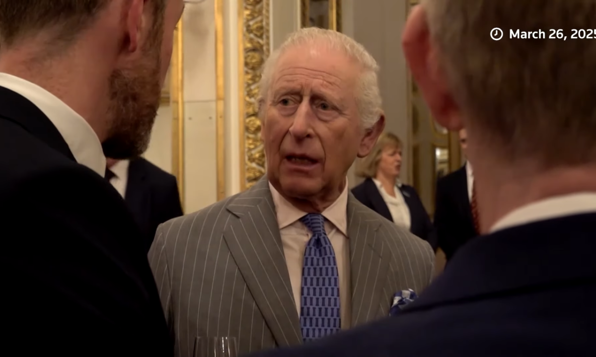 King Charles III attends an exhibition at Somerset House, Photo Credit: Reuters/Youtube