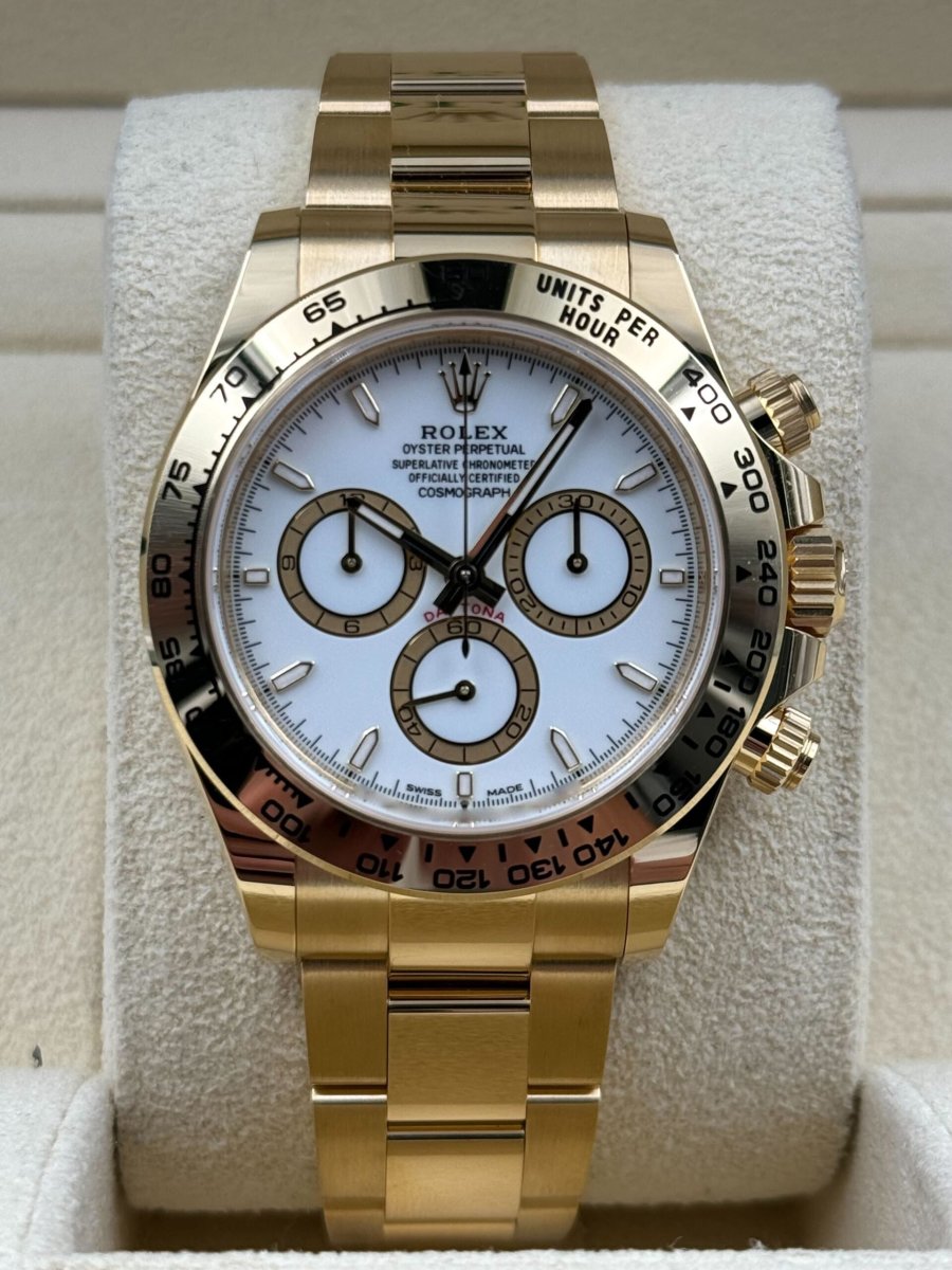 Gold Rolex Daytona watch, Photo Credit: FOMO Feed/Youtube