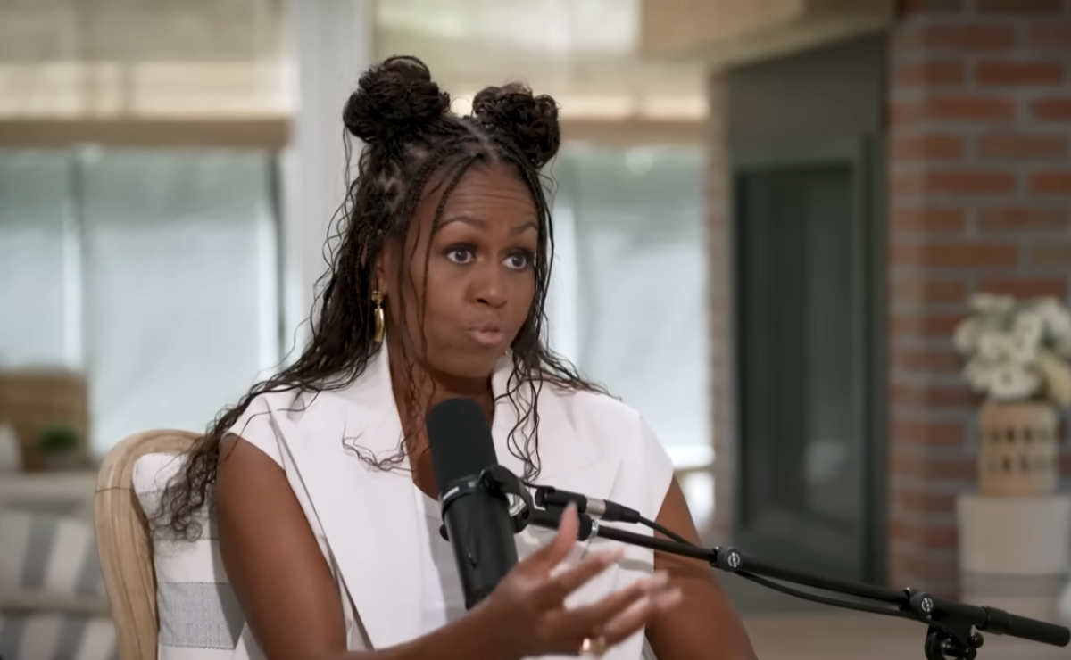 Michelle Obama in an IMO episode, Photo Credit: Inside Edition/Youtube