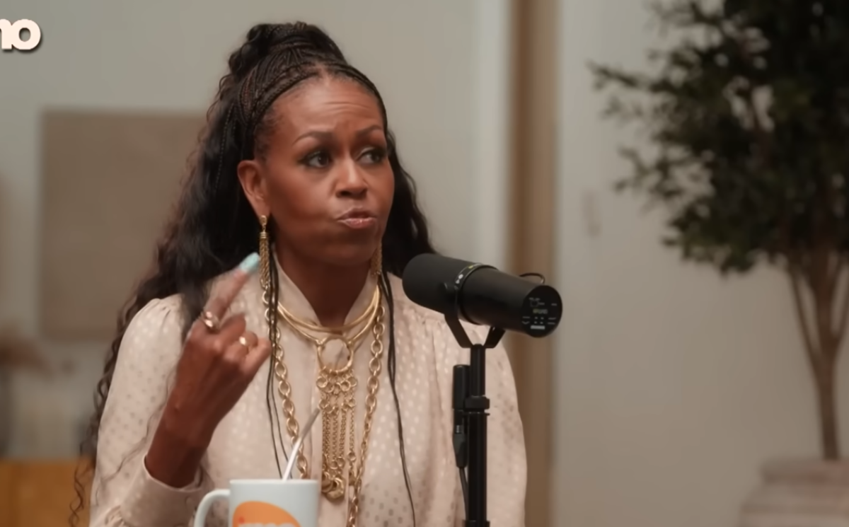 Michelle Obama in an IMO episode, Photo Credit: Entertainment Tonight/Youtube