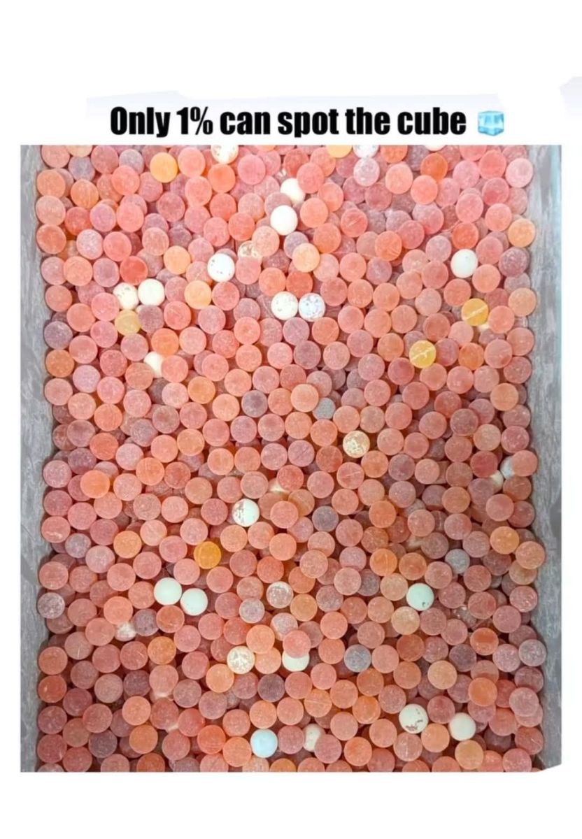 A tray full of round orange candies, Photo Credit: Minion Quotes/Facebook