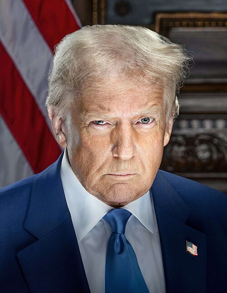 Official portrait of US President Donald Trump, Photo Credit: Wikimedia