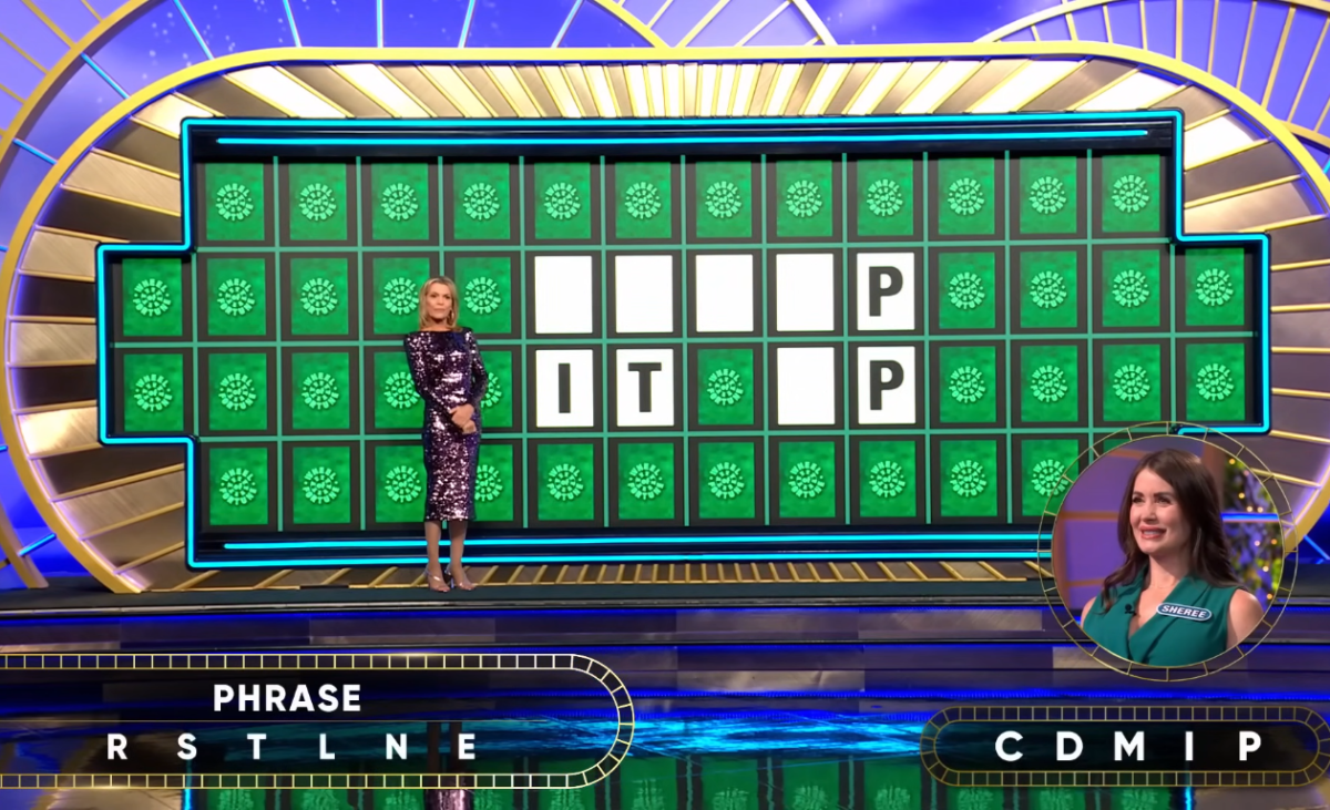 Show hostess Vanna White in a 'Wheel of Fortune' episode, Photo Credit: Wheel of Fortune/Youtube