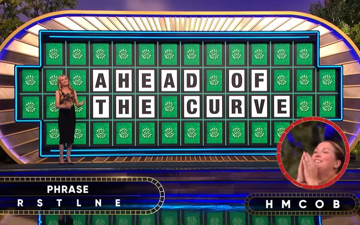 Show hostess Vanna White in a 'Wheel of Fortune' episode, Photo Credit: Wheel of Fortune/Youtube