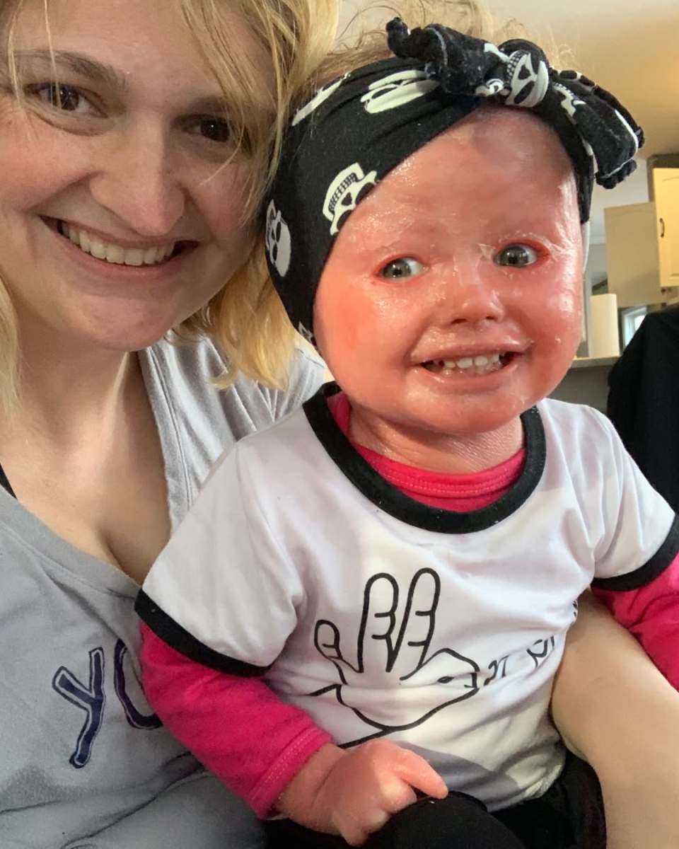 Baby Anna with mother Jennie all smiles in a photo posted on Instagram, Photo Credit: harlequindiva/Instagram