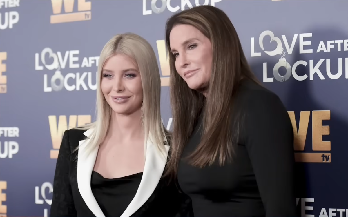 Caitlyn Jenner and Sophia Hutchins at the Real Love: Relationship Reality TV's Past, Present and Future event in Beverly Hills, Photo Credit: KTLA 5/Youtube